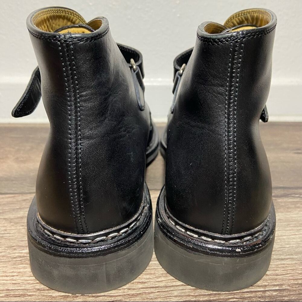 Heschung Chêne Boots Chelsea Calf Leather Munk Strap Black Anilcalf Basalte 7 - Picture 4 of 6